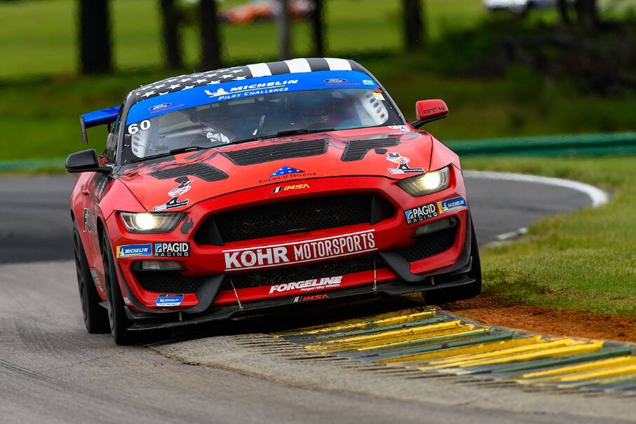 Kyle Marcelli and Nate Stacy took the GS class victory in the IMSA Michelin Pilot Challenge at VIR. Kyle Marcelli and Nate Stacy took the GS class victory in the IMSA Michelin Pilot Challenge at VIR.